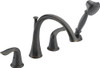 Delta T4738-RB  Roman Tub Trim with Hand Shower (Valve sold separately)