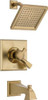 Delta T17451-CZ Faucet Dryden Monitor 17 Series Tub and Shower Trim, Champagne Bronze