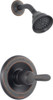 Delta T14238-RB Faucet Lahara 14 Series Single-Function Shower Trim Kit with 5-Spray Touch-Clean Shower Head, Venetian Bronze (Valve Not Included)