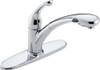 Delta 470-DST CP KITCHEN FAUCET WITH PULL-OUT SPOUT  FAUCET COMPANY KITCHEN/BATH/B 900215