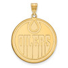 LogoArt GP010OIL Sterling Silver w/GP NHL LogoArt Edmonton Oilers 