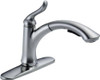 Delta 4353-AR-DST Faucet Linden Single Handle Water-Efficient Pull-Out Kitchen Faucet, Arctic Stainless