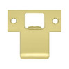 Deltana TSPE250U3 TSPE250 2-3/4" x 2-5/8" Extended Lip T-Strike Plate, Polished Brass.