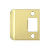 Deltana SPE225U3 2.25 in. Extended Lip Strike Plate (Set of 10) (Polished Brass)