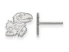 LogoArt SS055UKS Kansas Extra Small (3/8 Inch) Post Earrings (Sterling Silver).
