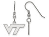 LogoArt SS006VTE Virginia Tech Extra Small (3/8 Inch) Dangle Earrings Wire (Sterling Silver)