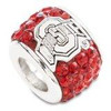 Logo Art OSU070CHM-SS Ohio State University S/S OHIO STATE UNIV PREMIER BEAD CHARM