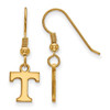 LogoArt GP006UTN Tennessee Extra Small (3/8 Inch) Dangle Earrings Wire (Gold Plated).