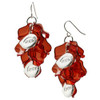 Logo Art RDS074ERD Cincinnati Reds CINCINNATI REDS CELEBRATION DANGLE EARRINGS