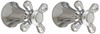Delta H295 Cassidy Metal Cross Handle Set - Deck Mount Bathroom & Bidet 133052