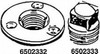 WHITECAP 6502332 WHIT PLUG & DRIN GARBD BRZ