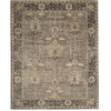 Nourison ALD03 Waverly 7'9" x 9'9" Wool Cotton Blend Hand Knotted Rug, Medium, Opal/Grey