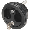 WHITECAP 6503575 WHIT COMP HANDLE LOCK BLK 3"