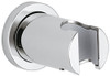 Grohe 27074000 wall showerholder RAINSHOWER not adjustable, chrome, with escutcheons