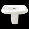 American Standard 955.901EC.020 0 Murro Wall#Hung CHO Lavatory with Everclean Less Rear Overflow, White