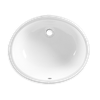 American Standard 495.300.020 OVALYN UNDERCOUNTER SINK WITH GLAZED UNDERSIDE, WHITE, 15-1/16 IN. X 12-1/16 IN. 3556872