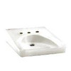 American Standard 9140.013.020  Wheelchair Users Wall Mount Bathroom Sink with 10-1/2-Inch Centers, White