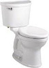 American Standard 211AA.105.020 211A.A105 Champion Pro Elongated Two-Piece Toilet with EverClean Surface, PowerWash Rim and Right Height Bowl - Right-Mounted Tank Lever