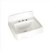 American Standard 4869.008.020  Regalyn Enameled Cast Iron Wall Hung Sink with 8-Inch Faucet Spacing, White
