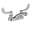 American Standard 3556833 MONTERREY CENTERSET FAUCET, 4 IN. CENTER, LESS DRAIN, BLADE HANDLES, 1.5 GPM, POLISHED CHROME