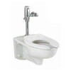 American Standard 3351.511.020  Afwall Universal Floor Mount Toilet Bowl with Everclean and 1.1 Gpf Selectronic Flush Valve