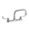 American Standard 6408.170.002  Monterrey Top Mount Kitchen Faucet with 8-Inch Swivel Spout less Handspray, Polished Chrome