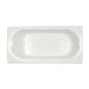 American Standard 2393.202ICH.020 2393202ICH.020 Princeton Recess 5-Feet Right-Hand Drain Americast Bath Tub with Integral Overflow, White.