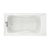 American Standard 2425V-LHO.002.020 2425V-LHO002.020 Evolution 5-Feet by 32-Inch Deep-Soak Bathtub with Apron Left Hand Drain Outlet, White