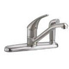 American Standard 4175.503.075  Colony Soft Swivel Spout Kitchen Faucet with Through Escutcheon Side Spray, Polished Chrome