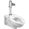 American Standard 3352.101.020 AFWALL MILLENNIUM FLOWISE FLUSHOMETER TOILET WITH EVERCLEAN, TOP SPUD WITH SLOTTED RIM, WHITE3556864
