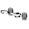American Standard A0662880070A PAIR R & L CADET STEMS SX-0306183.