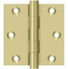 Deltana DSB33-UNL DEL US3-UNL 3 X 3 IN SQUARE HINGE BRASS
