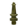 Deltana DSST10B Steeple Tip Standard Solid Brass Finial (Set of 10) (Oil Rubbed Bronze)