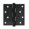 Deltana DSB419  4 x 4 in. Square Hinges, Black - Solid Brass - Pack of 2