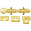 Deltana 6SB3-UNL DEL US3-UNL 6 IN SURFACE BOLT HD BRASS