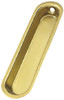 Deltana FP828U3  4-Inch x 1-Inch x 1/2-Inch Solid Brass Flush Pull