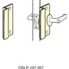 Don-Jo OSLP210DU OSLP-210 12 Gauge Steel Short Type Latch Protector, Dura coated, 2-5/8" Width x 10" Height, For Outswinging Doors (Pack of 10)