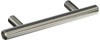 Emtek S62002SS  Stainless Steel 3 Inch Center to Center Bar Cabinet Pull from the, Brushed Stainless Steel