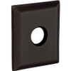 Baldwin R033102PS R033.PS Pair of 3.225" Height Square Passage Rosettes, Oil Rubbed Bronze
