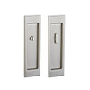 Baldwin PD005150FD  Large Santa Monica Full Dummy Pocket Door - Satin Nickel