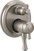 Delta T27897-SS Faucet Cassidy Traditional Monitor 17 Series Valve Trim with 3-Setting Integrated Diverter, Stainless