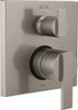 Delta T24867-SS Faucet Ara Angular Modern Monitor 14 Series Valve Trim with 3-Setting Integrated Diverter, Stainless