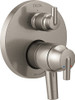 Delta T27859-SS Faucet Trinsic Contemporary Monitor 17 Series Valve Trim with 3-Setting Integrated Diverter, Stainless