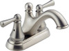 Delta 25999LF-SS Faucet Haywood Two Handle Center-Set Bathroom Faucet, Stainless