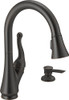 Delta 16968-RBSD-DST Faucet Talbott, Single Handle Pull-Down Kitchen Faucet with Soap Dispenser, Venetian Bronze