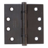 Emtek 96414US10B 96414 4" x 4" Solid Brass Square Corner Ball Bearing Mortise Hinge - Pair, Oil Rubbed Bronze