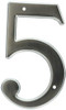 Baldwin 90675056  # 5 House Number, Lifetime Satin Nickel