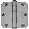 Emtek 92033US14 EMT 92033 US14 3.5 X 3.5 .625 RAD HVY DUTY STEEL HINGE