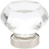 Emtek 86011US14 Old Town Crystal Knob Finish: Bright Nickel, Size: 1.25" H x 1.25" W x 1.13" D