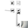 Baldwin 85390056RENT 85390.RENT Minneapolis Right Handed Single Cylinder Keyed Entry Sectiona, Lifetime Satin Nickel